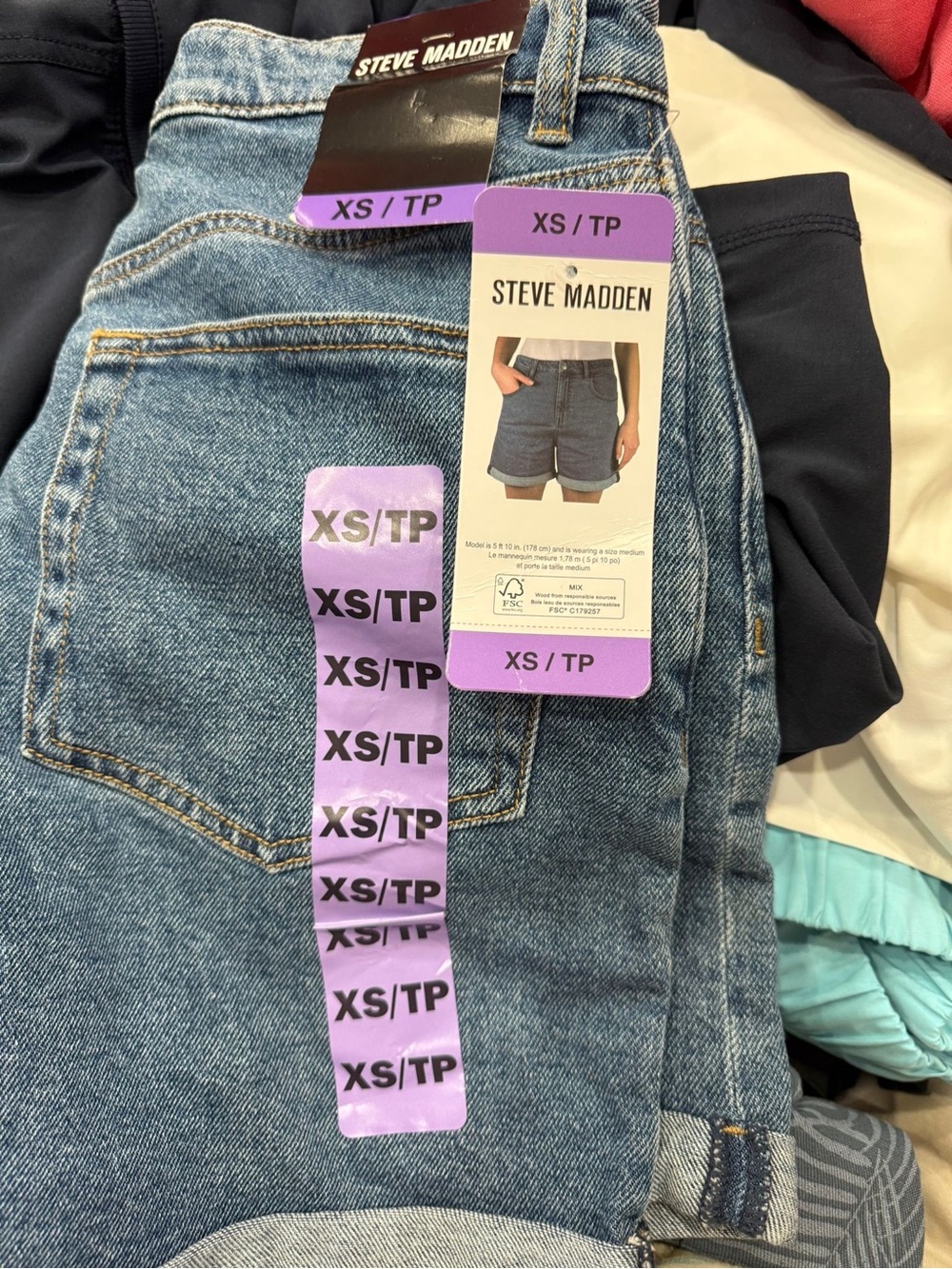 Steve Madden Kids Light Blue Denim Shorts